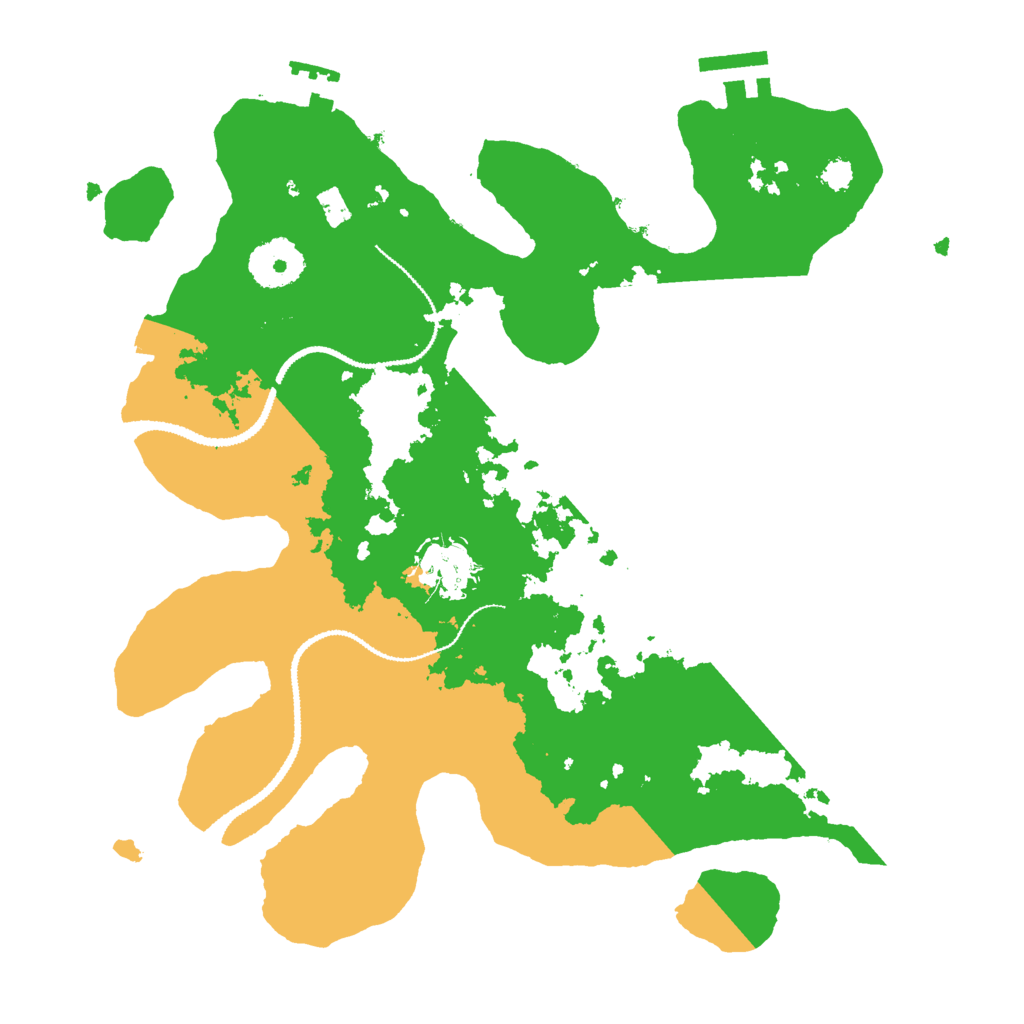 Biome Rust Map: Procedural Map, Size: 3000, Seed: 1193021393