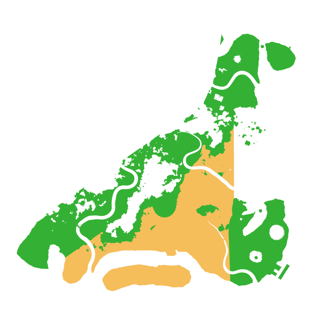 Biome Rust Map: Procedural Map, Size: 3800, Seed: 50491364