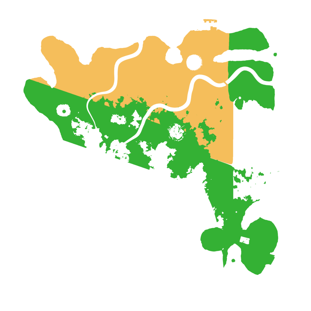 Biome Rust Map: Procedural Map, Size: 3500, Seed: 89879221
