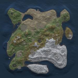 Thumbnail Rust Map: Procedural Map, Size: 3000, Seed: 204011815, 15 Monuments