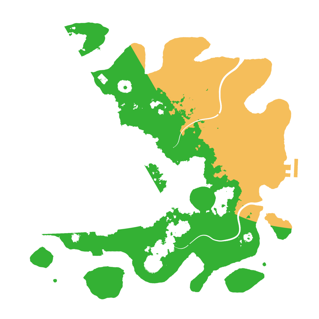 Biome Rust Map: Procedural Map, Size: 3500, Seed: 2121742384