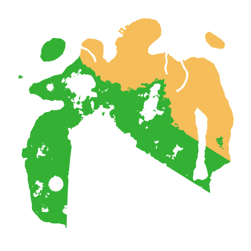 Biome Rust Map: Procedural Map, Size: 3000, Seed: 7951068