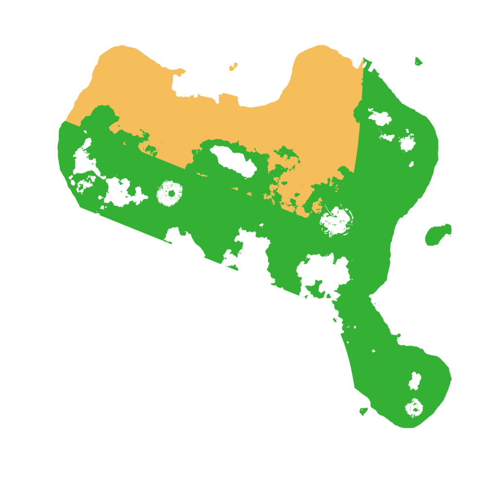 Biome Rust Map: Procedural Map, Size: 3000, Seed: 1267032483