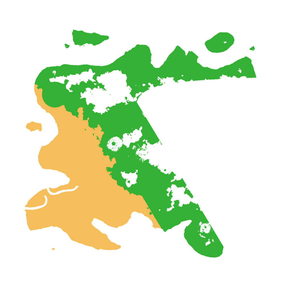 Biome Rust Map: Procedural Map, Size: 3000, Seed: 152936401