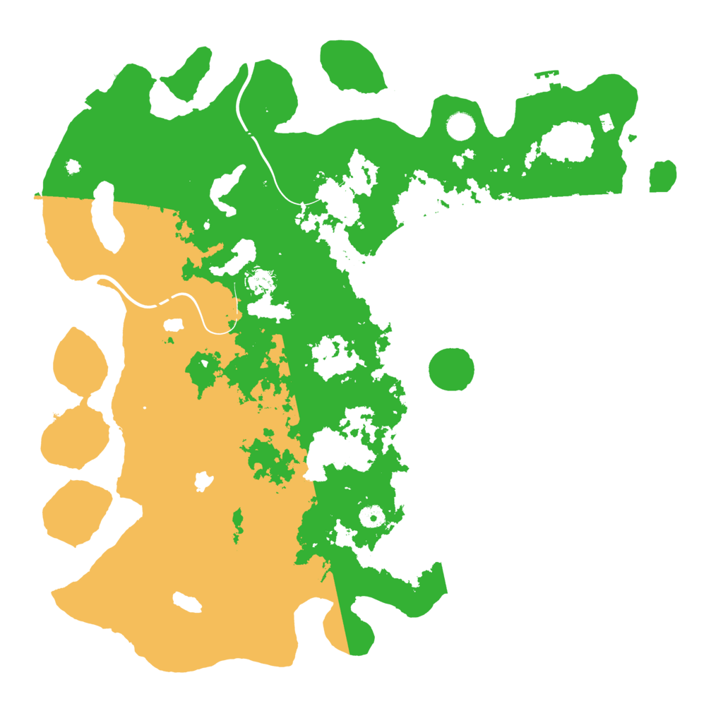 Biome Rust Map: Procedural Map, Size: 4500, Seed: 158433124