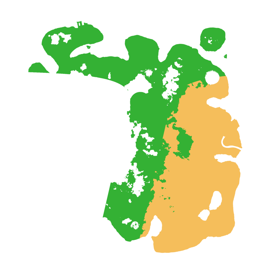 Biome Rust Map: Procedural Map, Size: 3500, Seed: 816538834