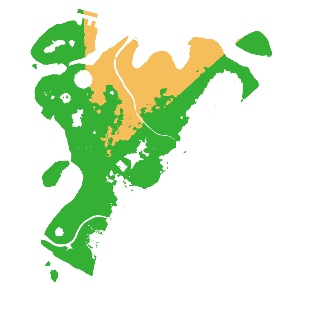 Biome Rust Map: Procedural Map, Size: 3100, Seed: 1699073652