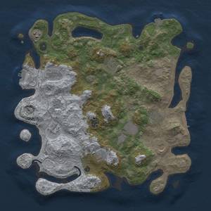 Thumbnail Rust Map: Procedural Map, Size: 4000, Seed: 31276, 18 Monuments