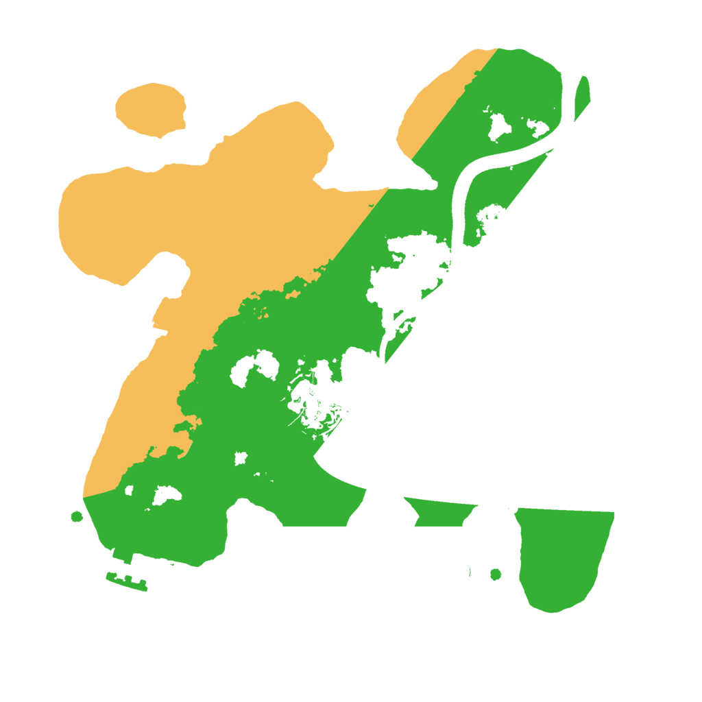 Biome Rust Map: Procedural Map, Size: 2500, Seed: 1558260040