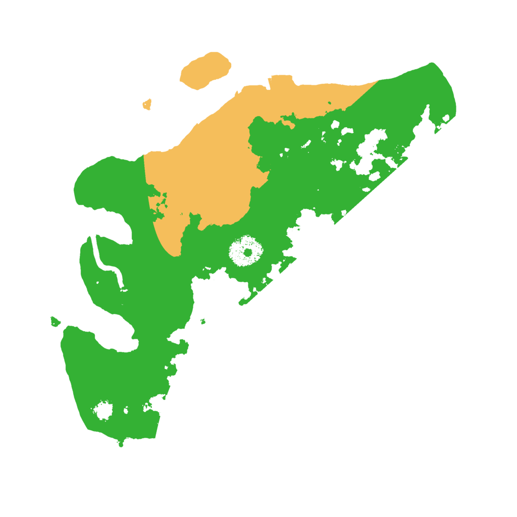 Biome Rust Map: Procedural Map, Size: 2500, Seed: 321599944