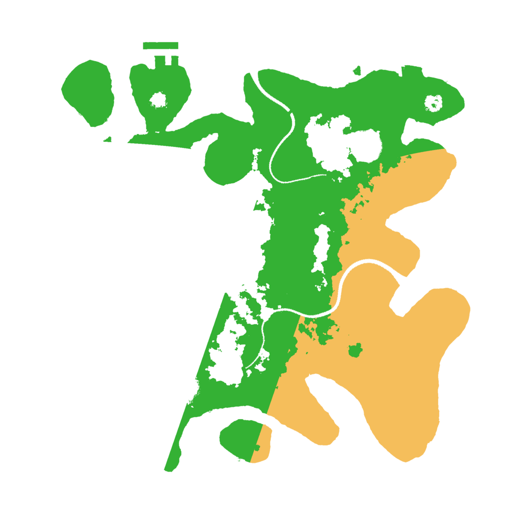 Biome Rust Map: Procedural Map, Size: 3000, Seed: 139983267