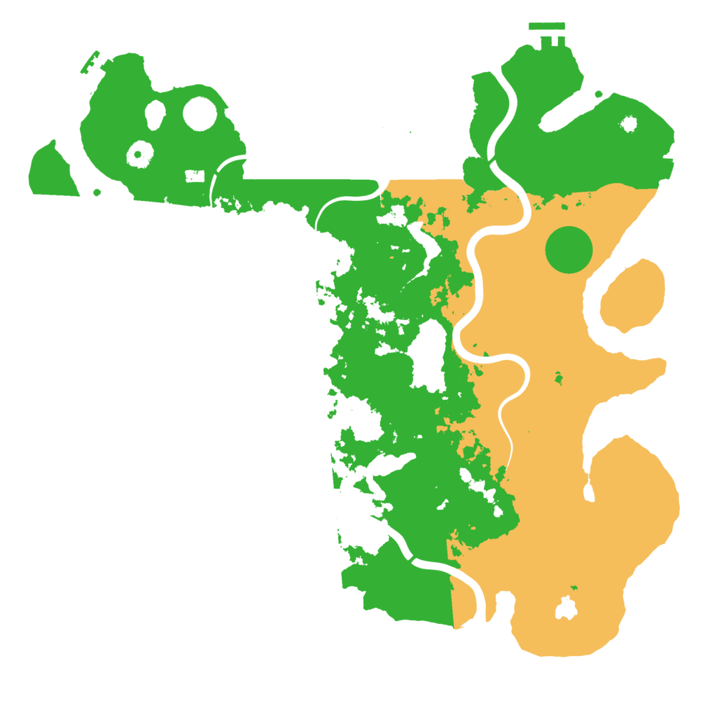 Biome Rust Map: Procedural Map, Size: 4000, Seed: 1297072111