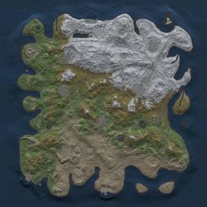 Thumbnail Rust Map: Procedural Map, Size: 4250, Seed: 1127046418, 19 Monuments