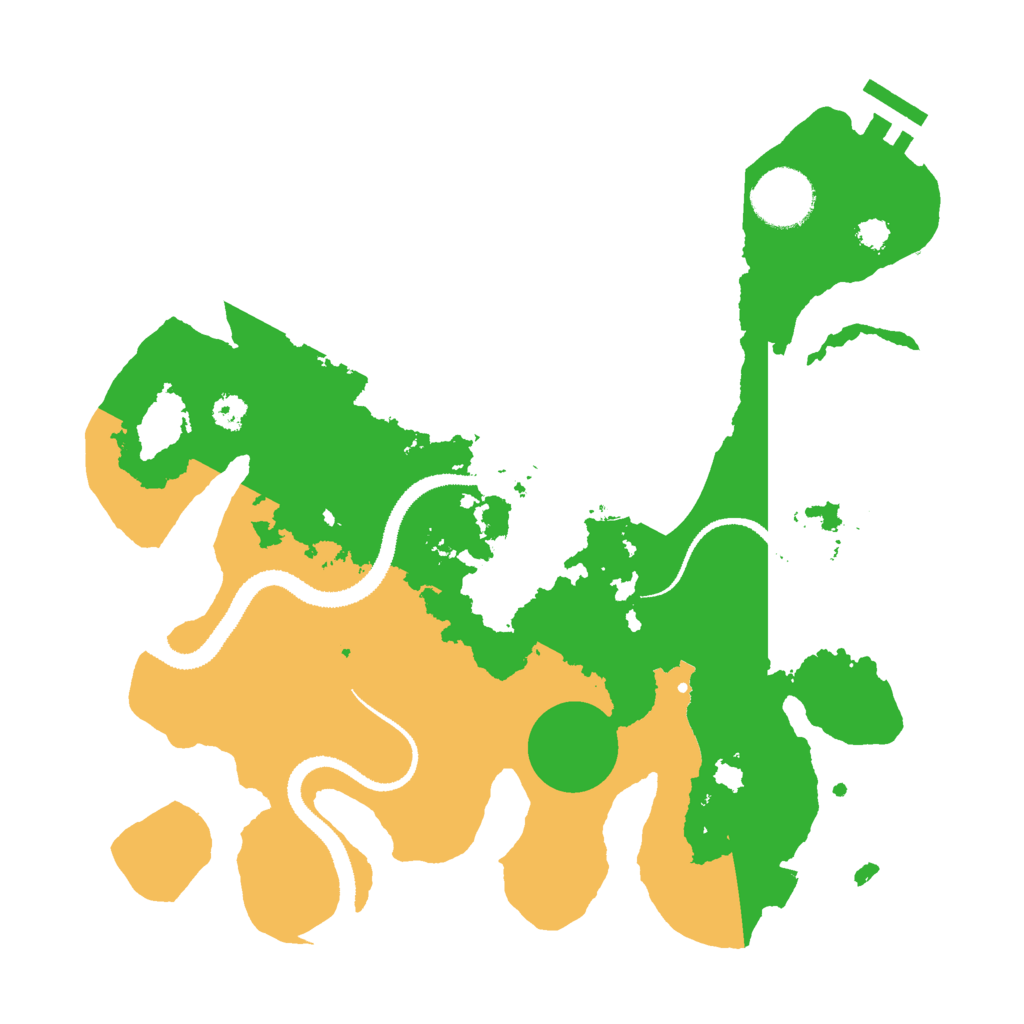 Biome Rust Map: Procedural Map, Size: 3000, Seed: 1657443022