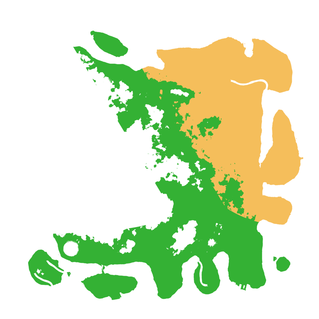 Biome Rust Map: Procedural Map, Size: 3750, Seed: 821105