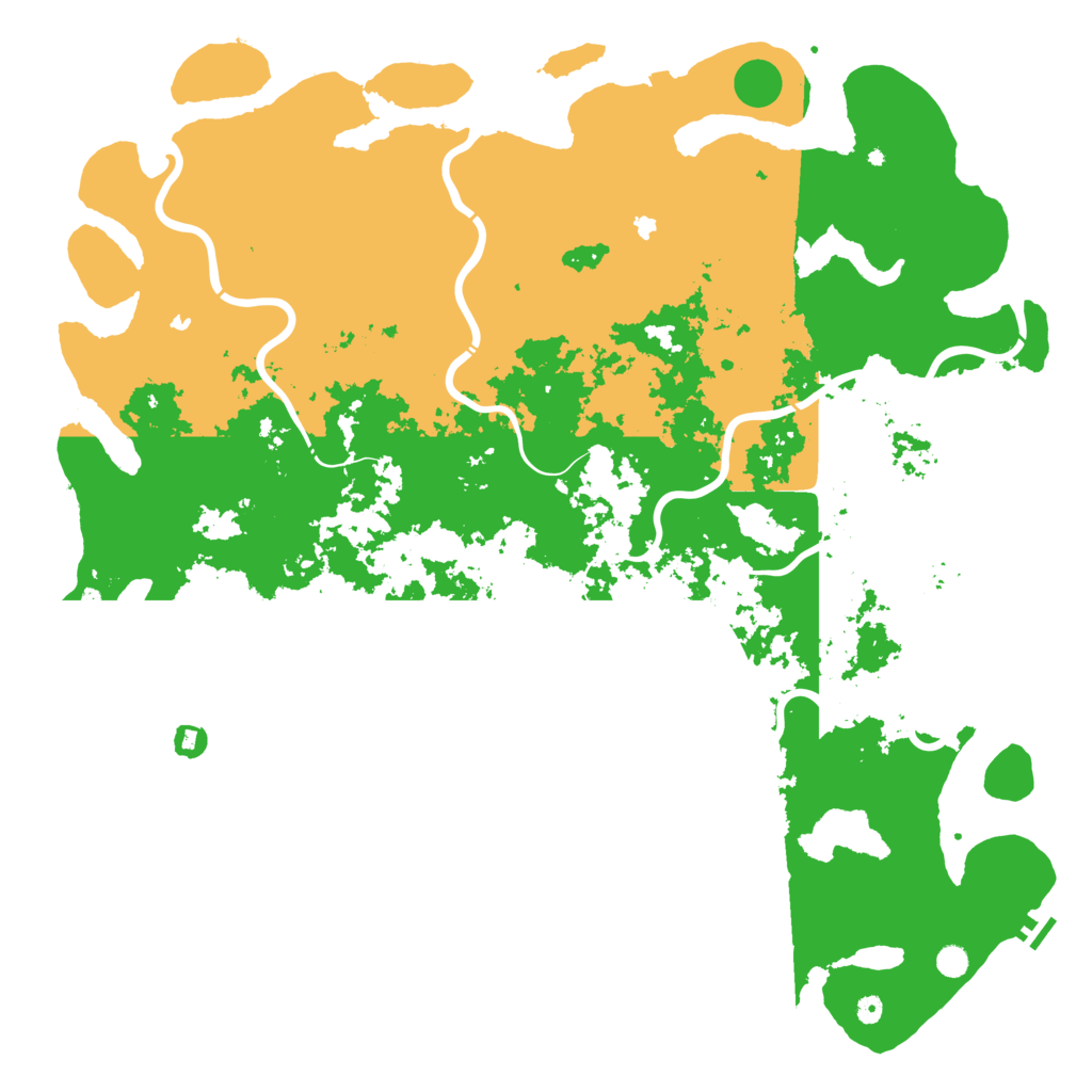 Biome Rust Map: Procedural Map, Size: 6000, Seed: 12459643