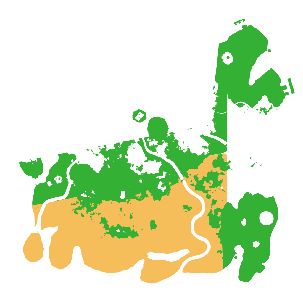 Biome Rust Map: Procedural Map, Size: 3950, Seed: 42781035