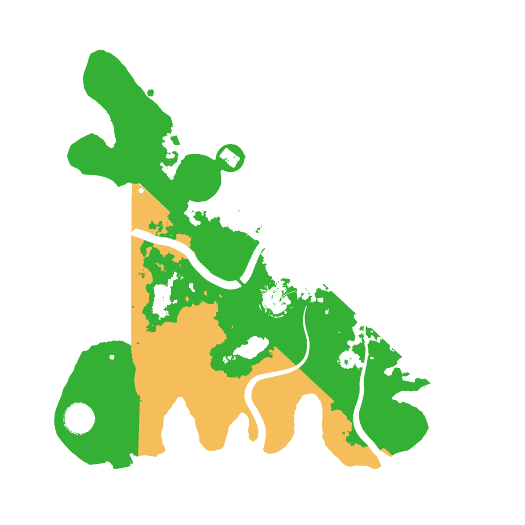 Biome Rust Map: Procedural Map, Size: 3000, Seed: 112218851