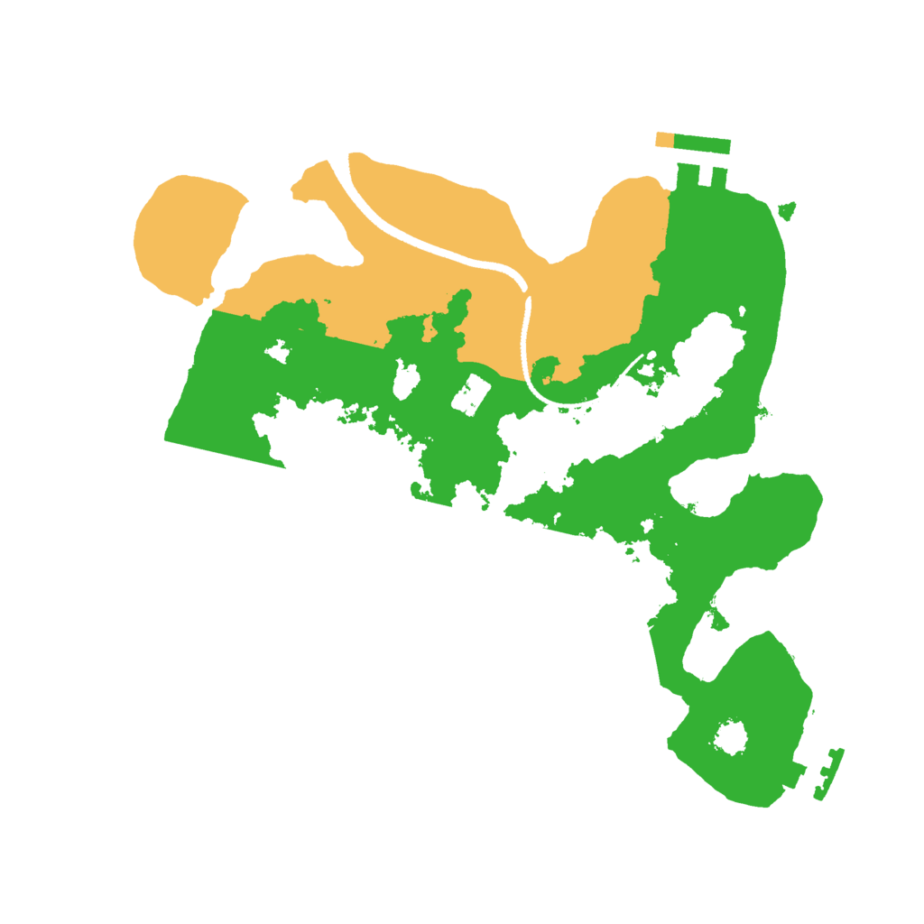 Biome Rust Map: Procedural Map, Size: 2500, Seed: 1882314526