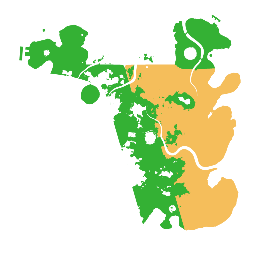Biome Rust Map: Procedural Map, Size: 3750, Seed: 477646419