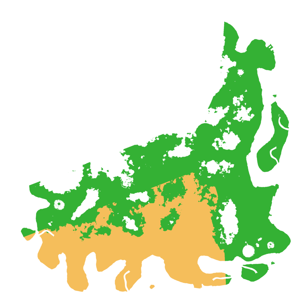 Biome Rust Map: Procedural Map, Size: 4500, Seed: 818770701
