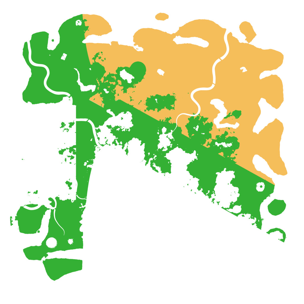 Biome Rust Map: Procedural Map, Size: 5000, Seed: 731022400