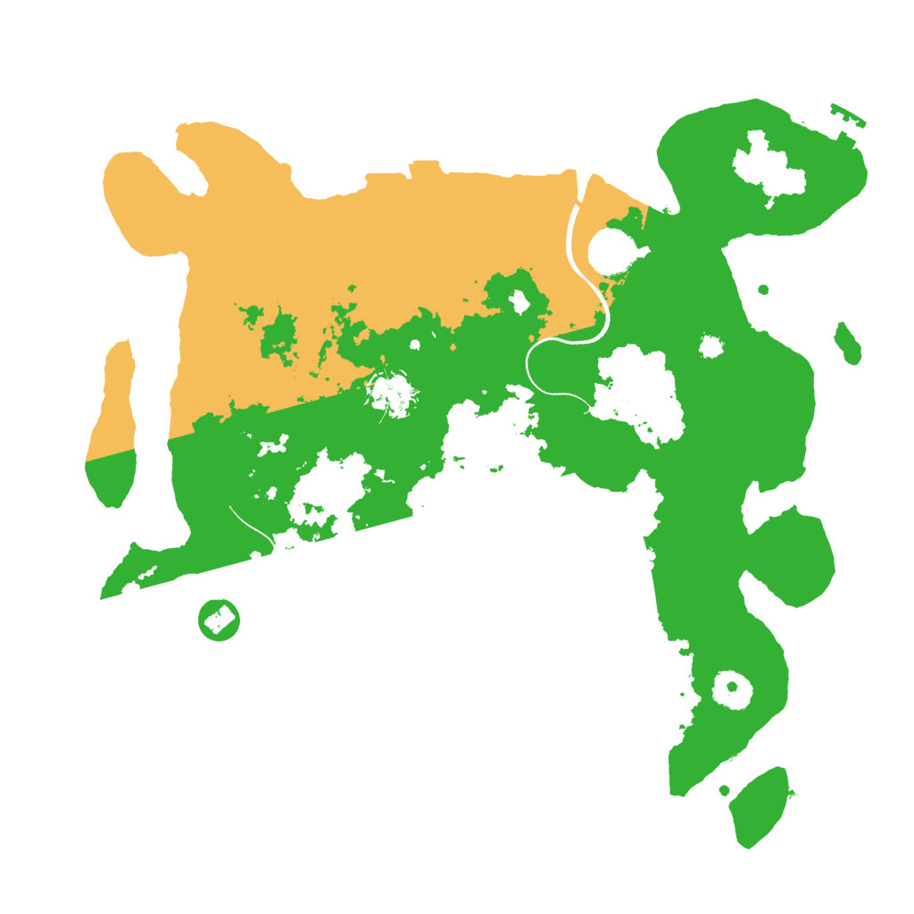 Biome Rust Map: Procedural Map, Size: 3500, Seed: 910205620