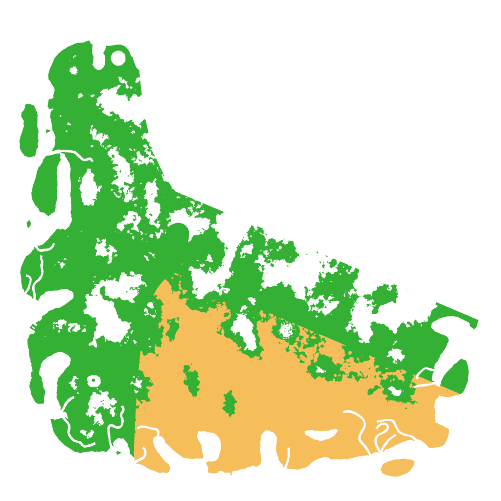 Biome Rust Map: Procedural Map, Size: 6000, Seed: 448983057