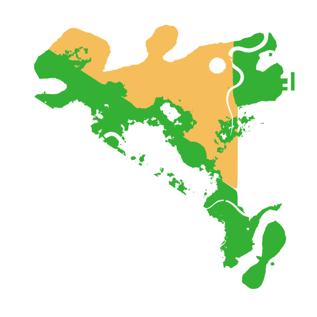 Biome Rust Map: Procedural Map, Size: 3500, Seed: 1132820707