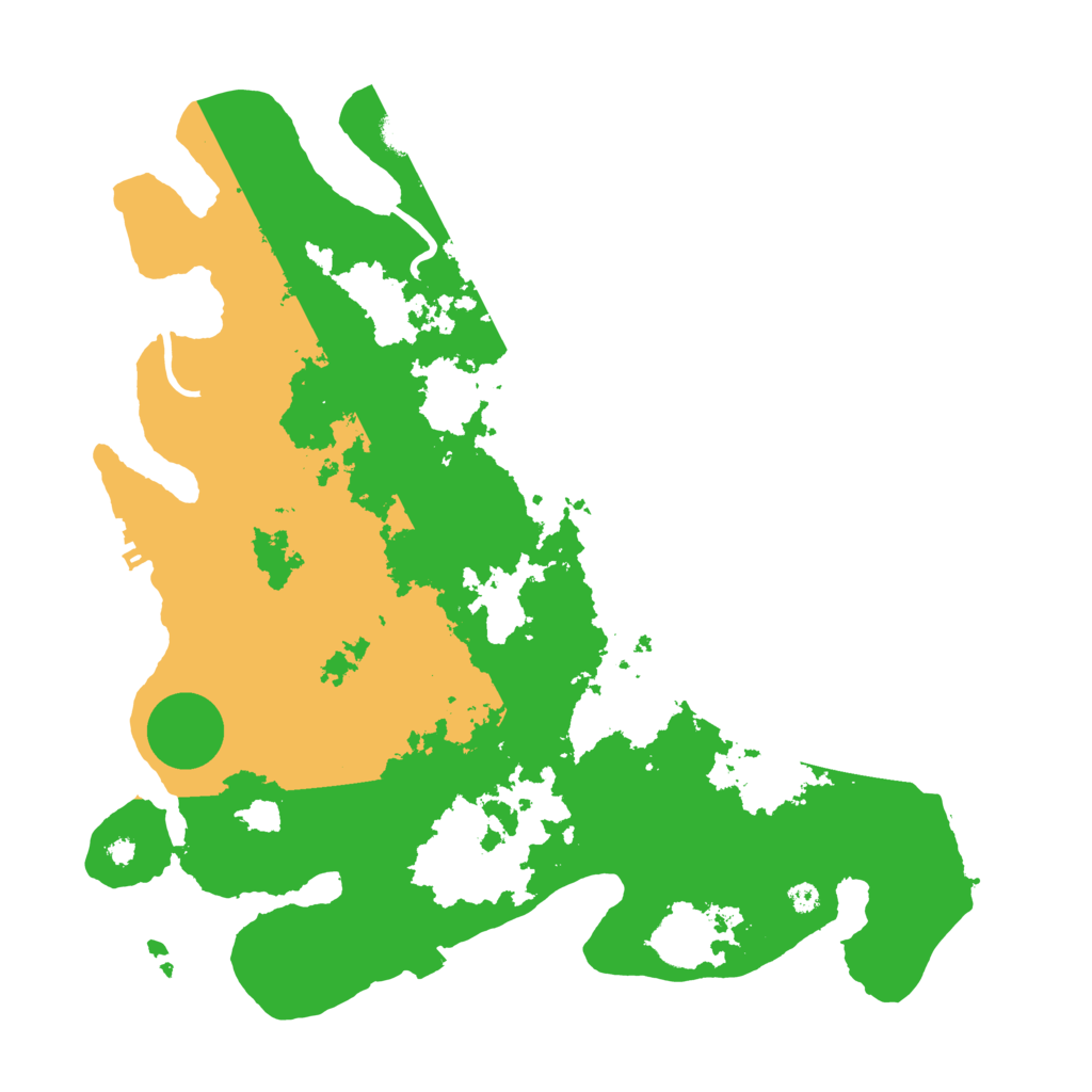 Biome Rust Map: Procedural Map, Size: 3750, Seed: 191888