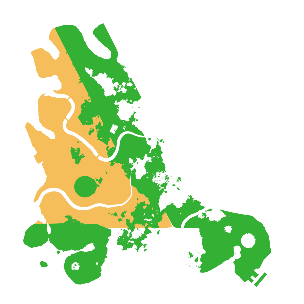 Biome Rust Map: Procedural Map, Size: 3750, Seed: 191888