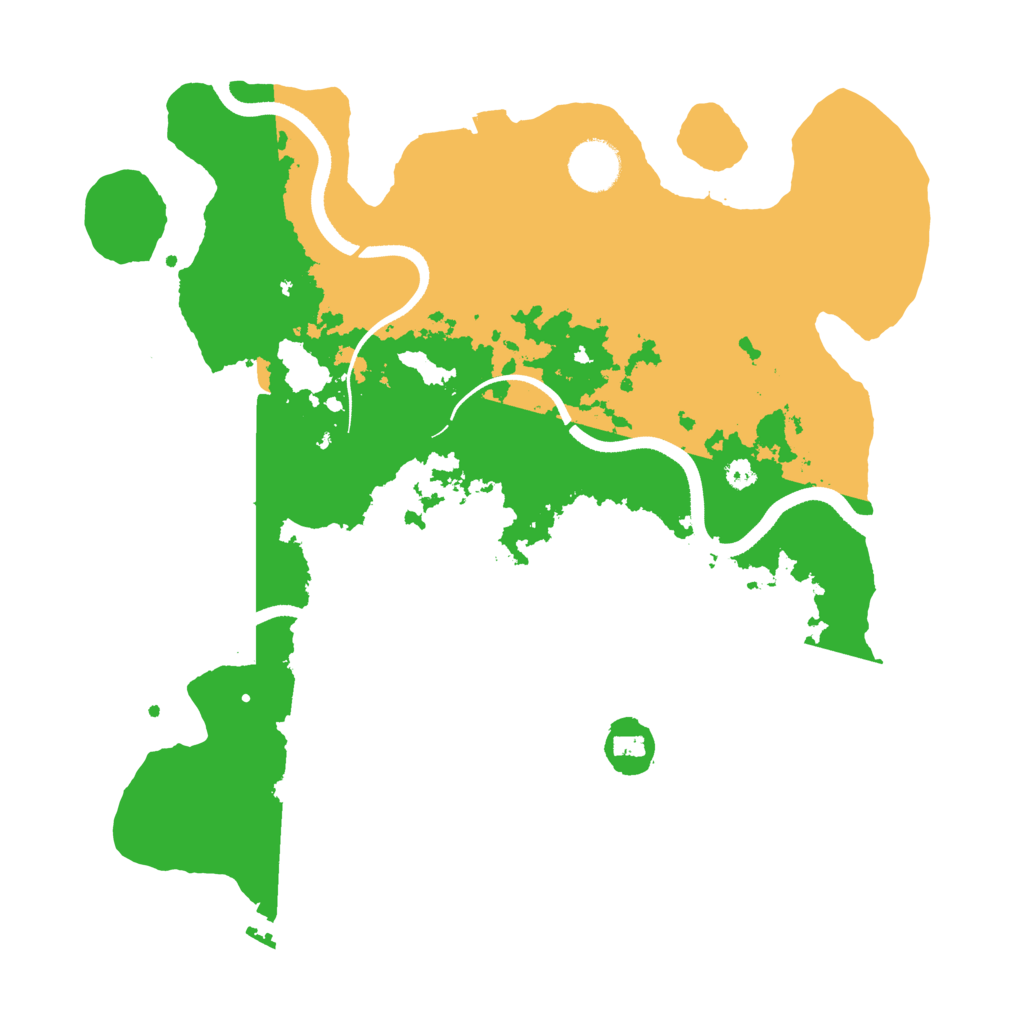 Biome Rust Map: Procedural Map, Size: 3500, Seed: 213462977