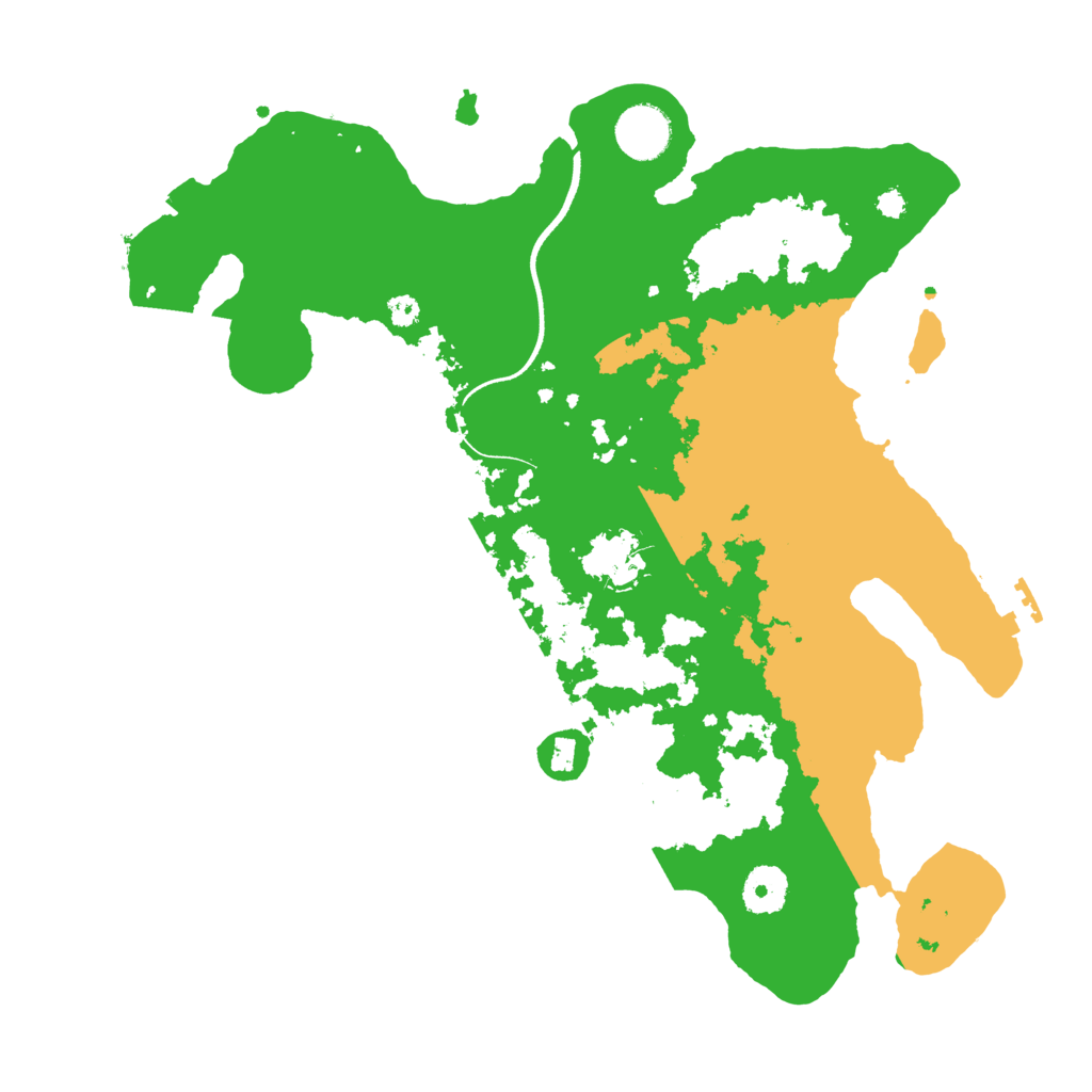 Biome Rust Map: Procedural Map, Size: 3500, Seed: 142562870