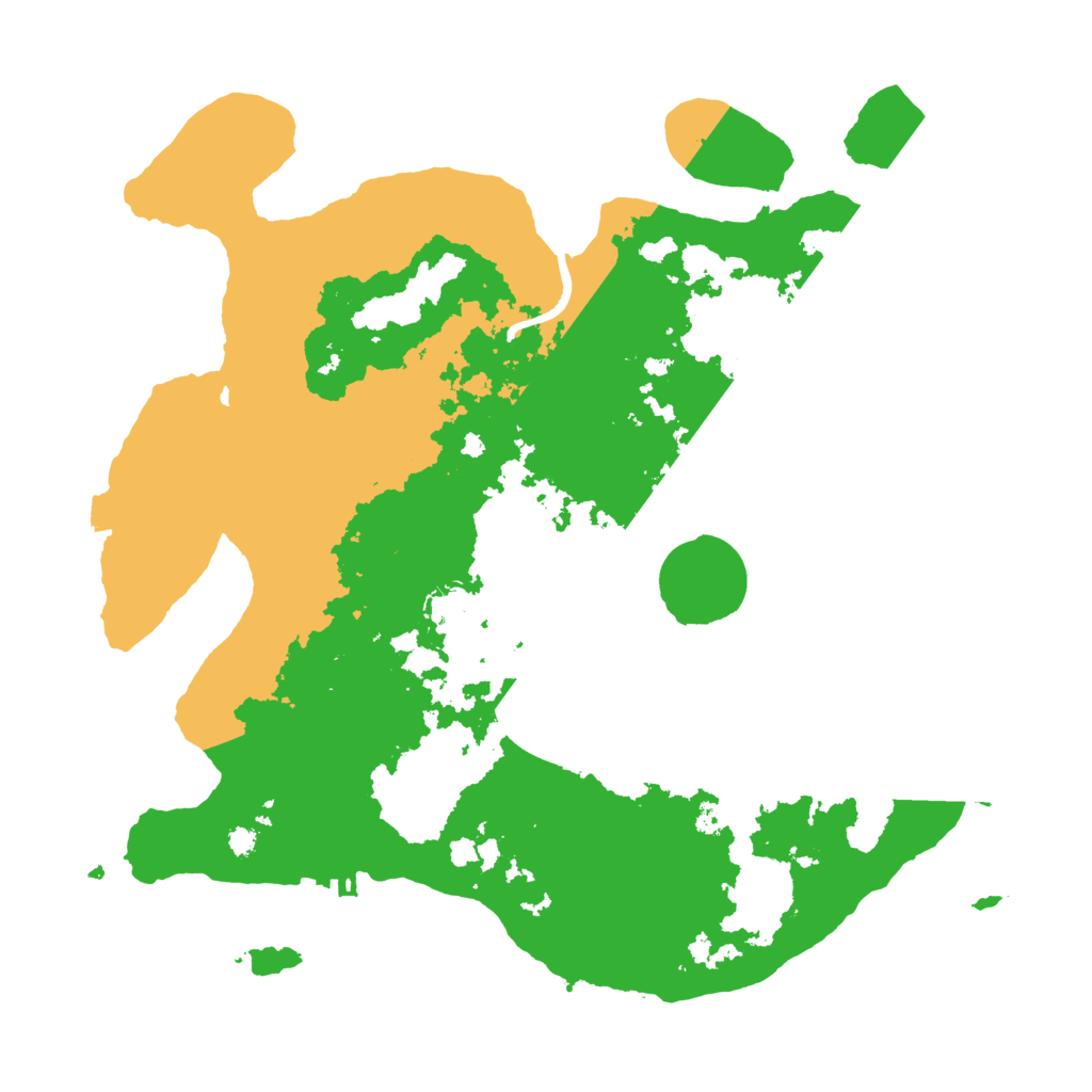 Biome Rust Map: Procedural Map, Size: 3500, Seed: 305873221