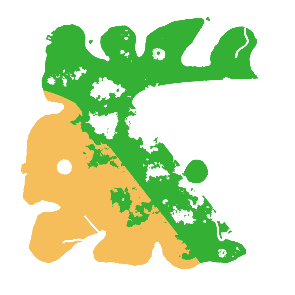 Biome Rust Map: Procedural Map, Size: 3500, Seed: 88949