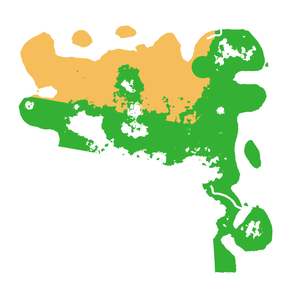 Biome Rust Map: Procedural Map, Size: 3500, Seed: 684521624