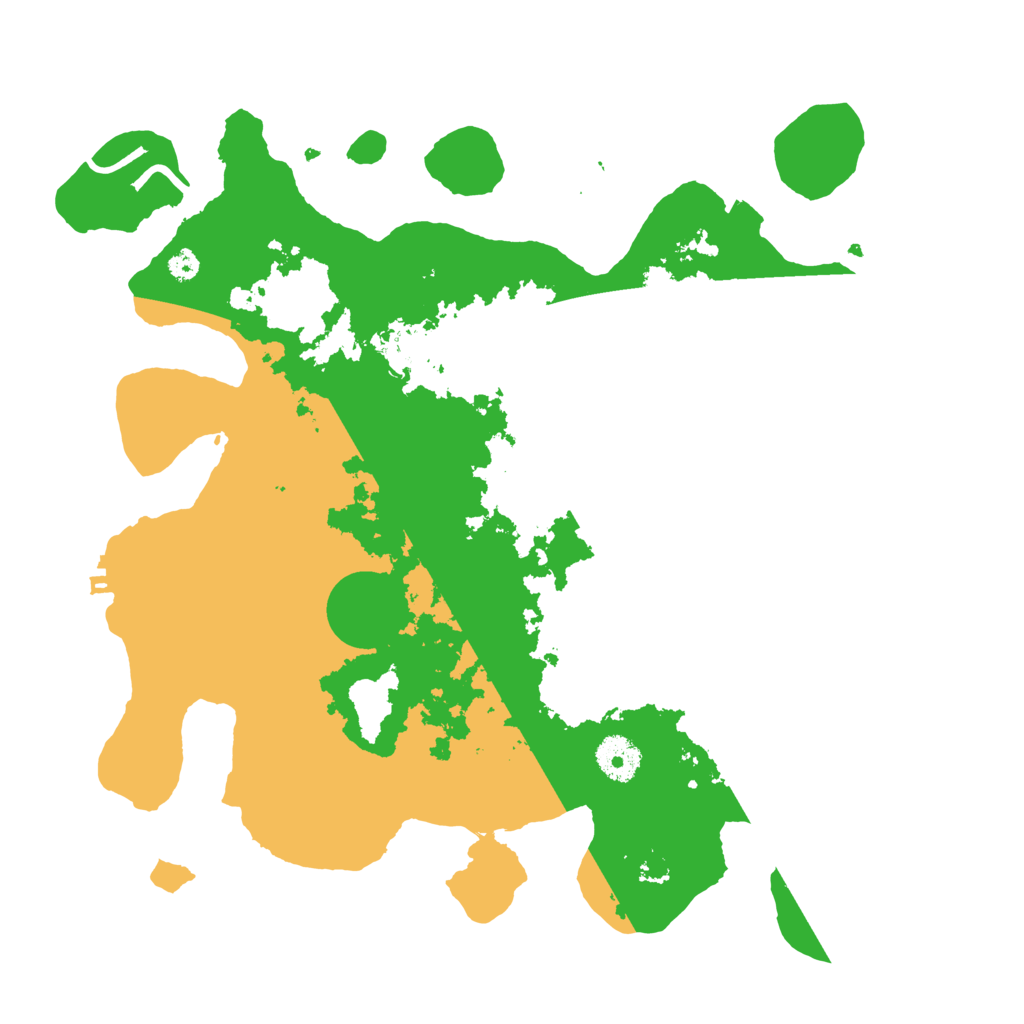 Biome Rust Map: Procedural Map, Size: 3500, Seed: 633044656