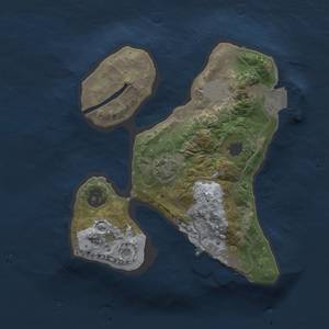Thumbnail Rust Map: Procedural Map, Size: 1800, Seed: 2028923443, 5 Monuments