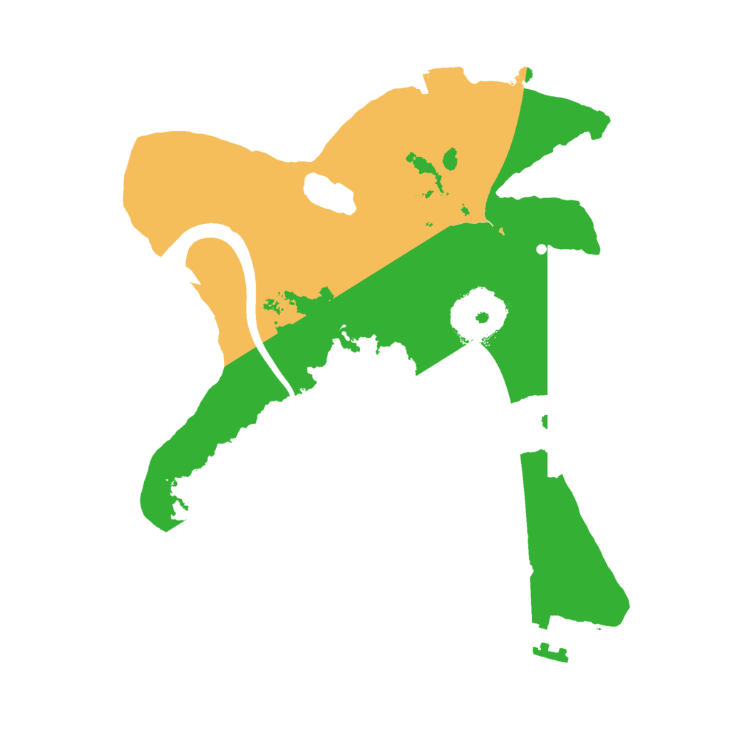 Biome Rust Map: Procedural Map, Size: 2100, Seed: 1377137711