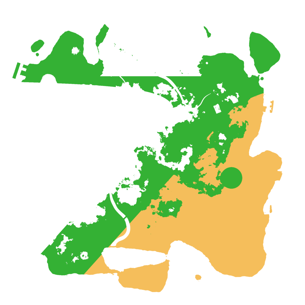 Biome Rust Map: Procedural Map, Size: 3750, Seed: 64642