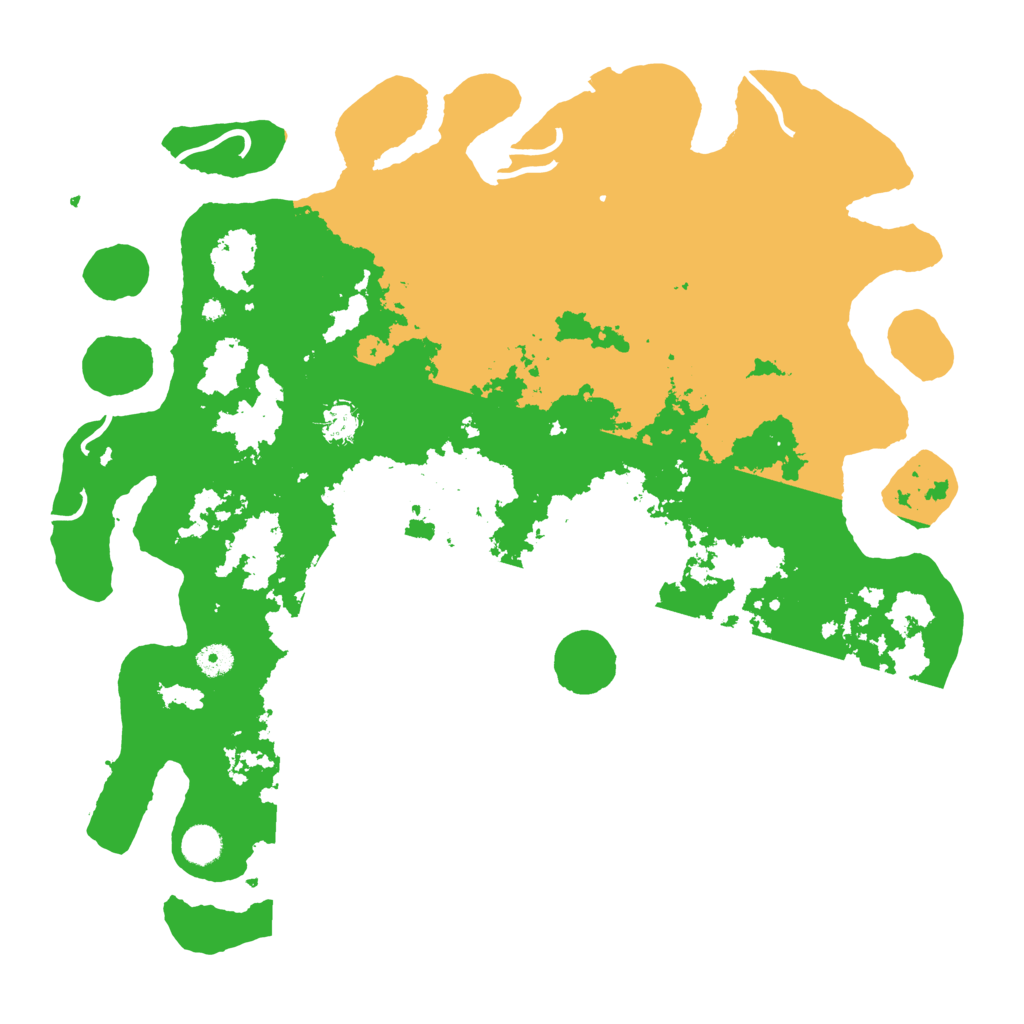 Biome Rust Map: Procedural Map, Size: 4500, Seed: 305785616