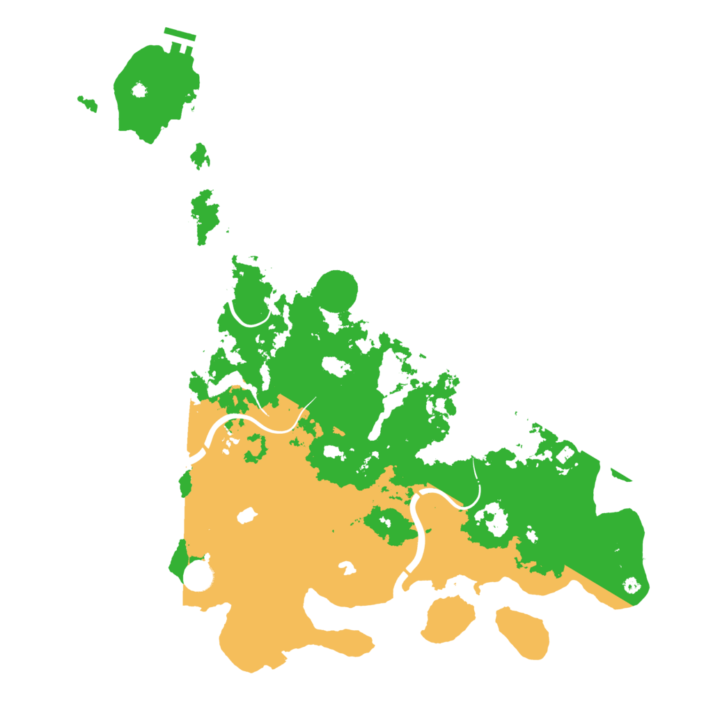 Biome Rust Map: Procedural Map, Size: 4500, Seed: 1887018354