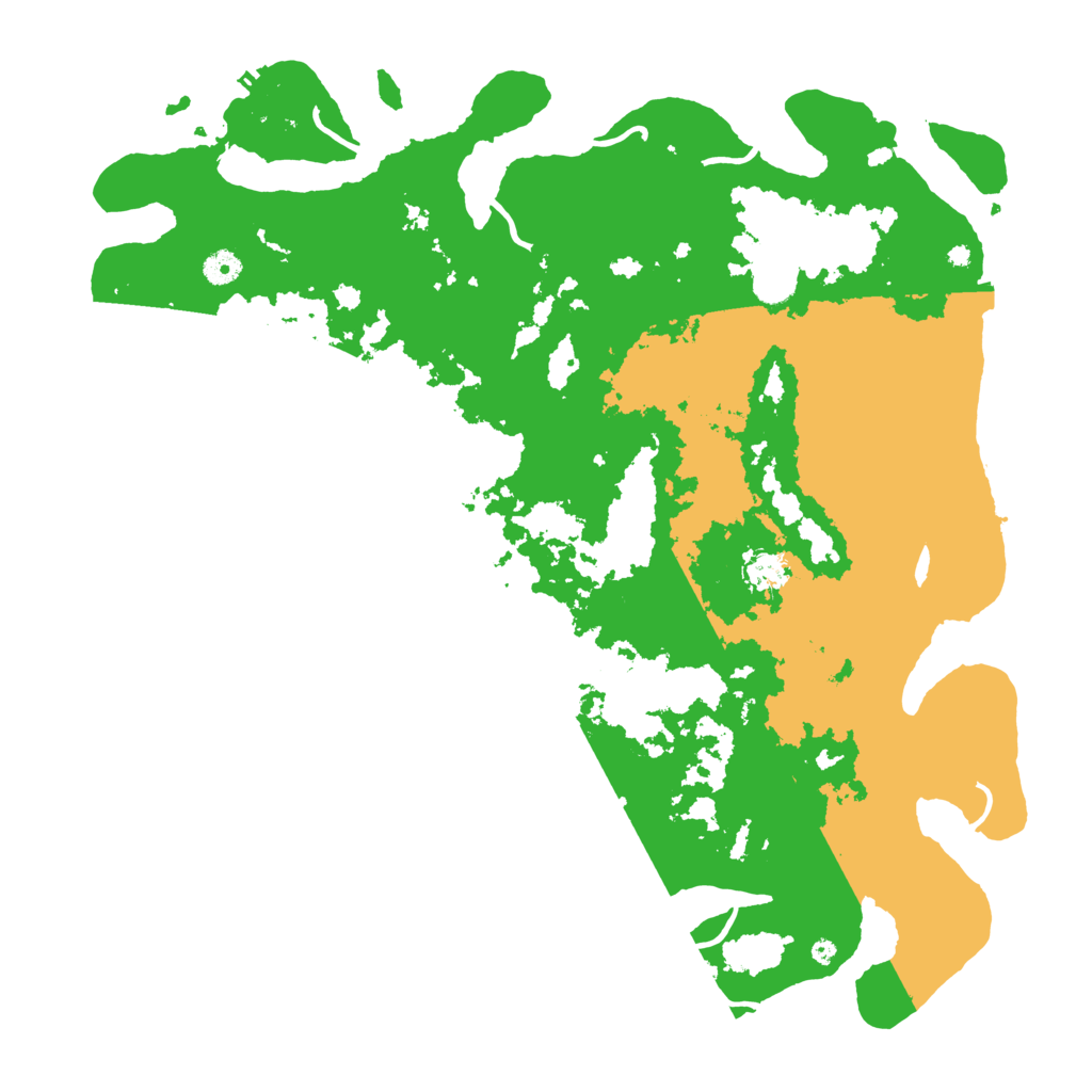 Biome Rust Map: Procedural Map, Size: 4600, Seed: 20021