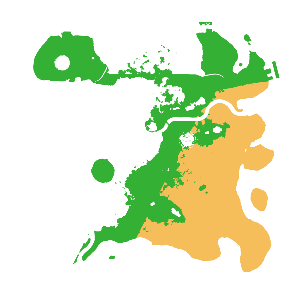 Biome Rust Map: Procedural Map, Size: 3500, Seed: 1436545168