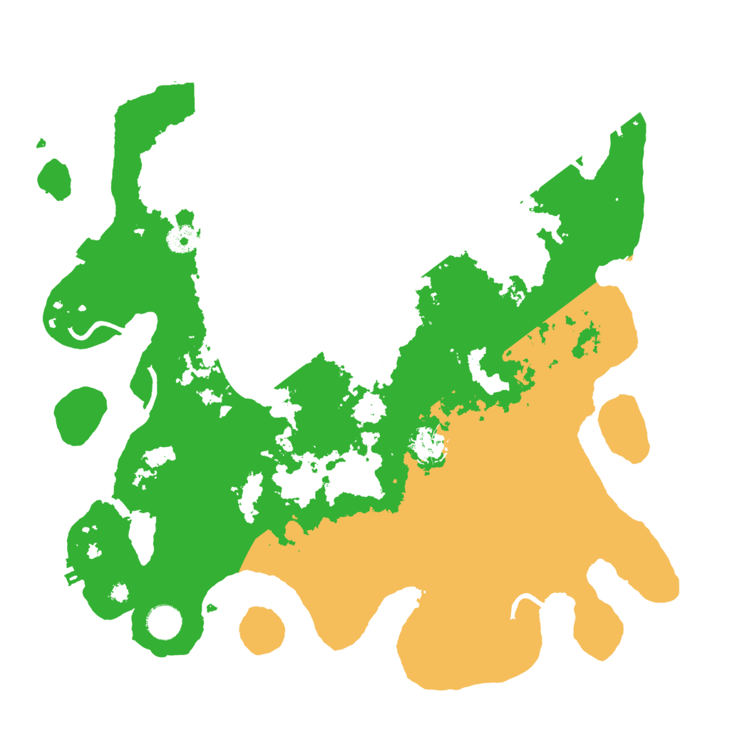 Biome Rust Map: Procedural Map, Size: 3700, Seed: 1274429958