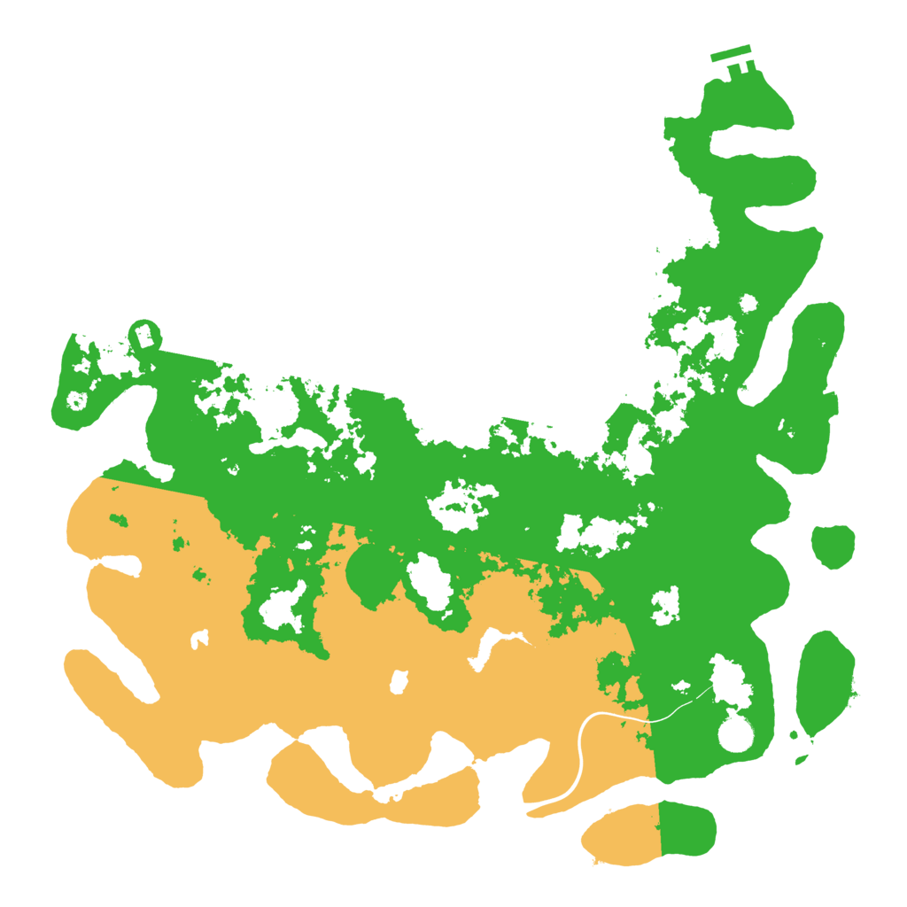 Biome Rust Map: Procedural Map, Size: 4500, Seed: 933304022