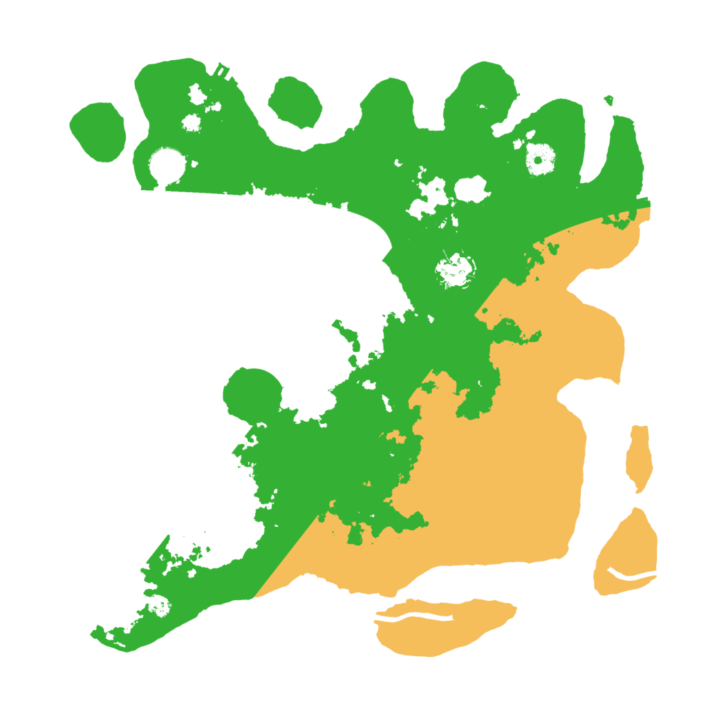 Biome Rust Map: Procedural Map, Size: 3500, Seed: 1296155146