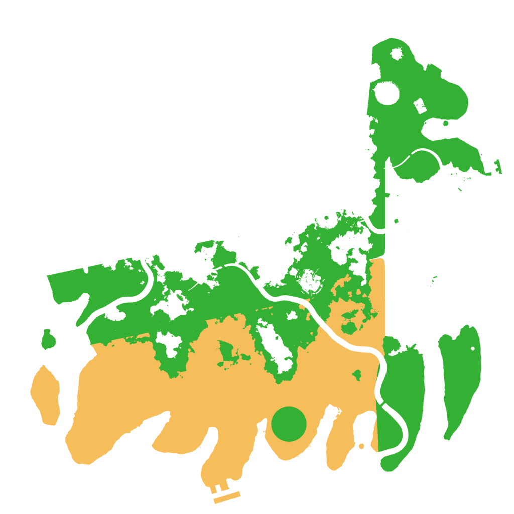 Biome Rust Map: Procedural Map, Size: 3850, Seed: 566464970