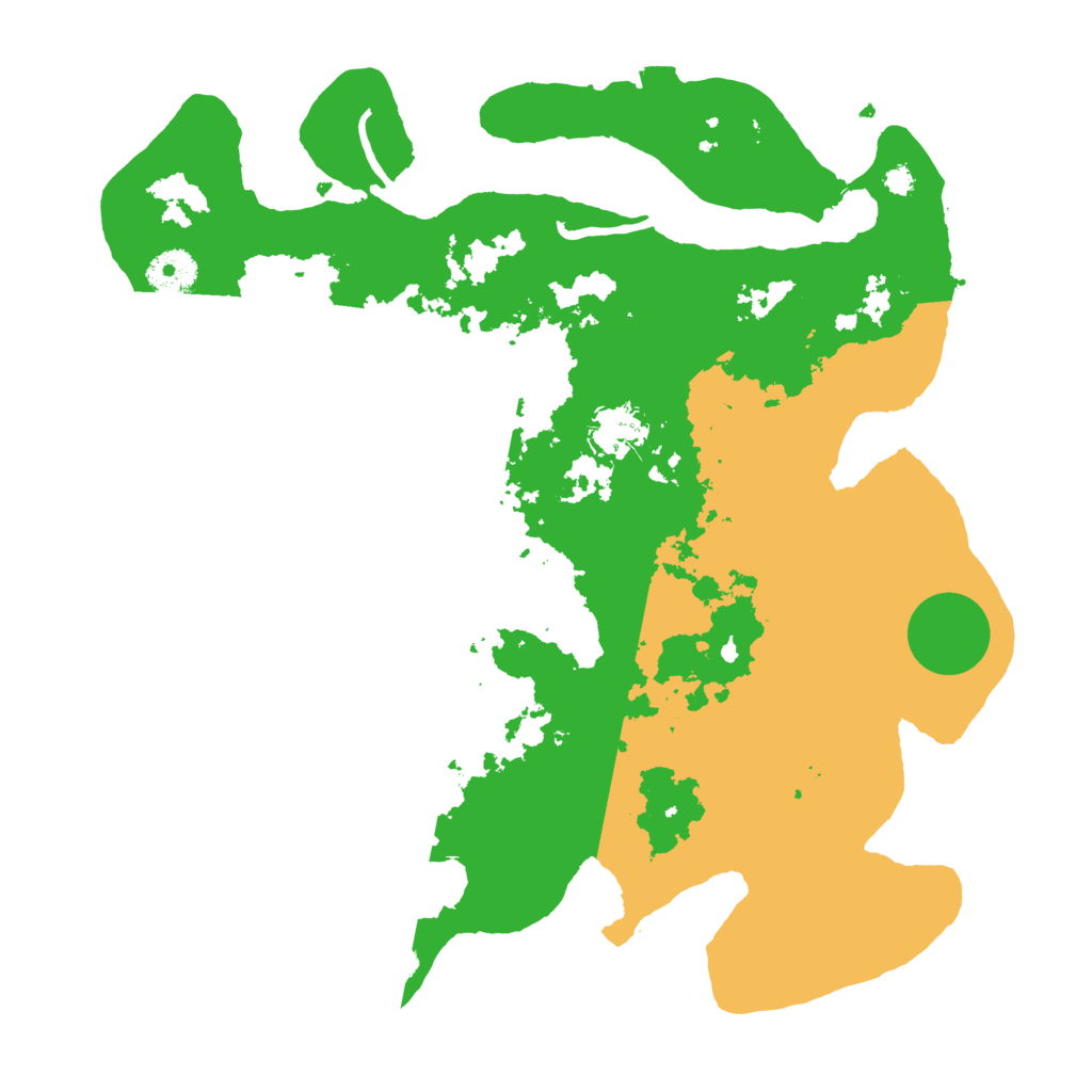 Biome Rust Map: Procedural Map, Size: 3500, Seed: 251692162