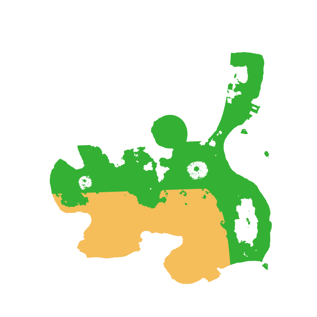 Biome Rust Map: Procedural Map, Size: 2500, Seed: 3928787